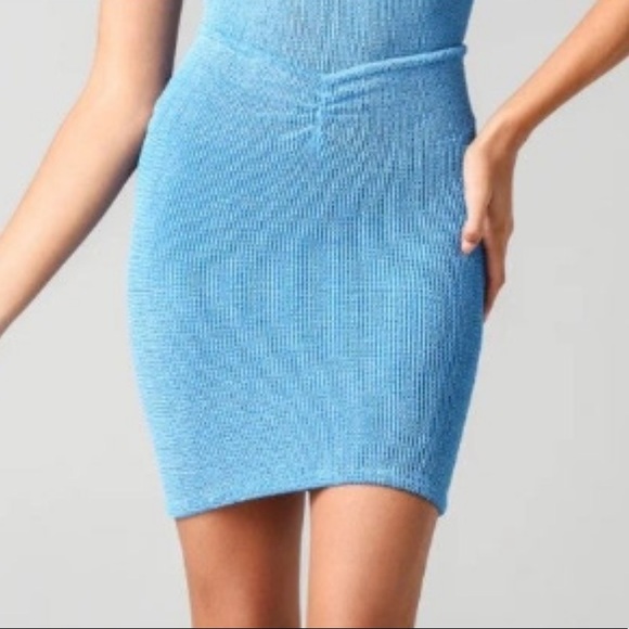 NWOT Hunza G Convertible Mini Skirt / Tube Top - Picture 4 of 8